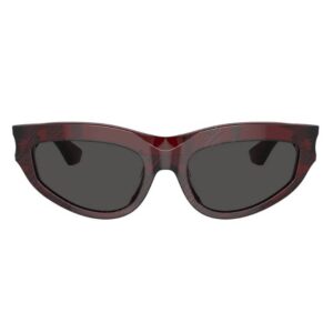 Home burberry dark grey cat eye ladies sunglasses be4425u 411587 55
