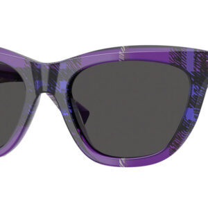 Home burberry dark grey cat eye ladies sunglasses be4435 411387 53
