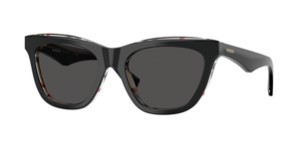 Home burberry dark grey cat eye ladies sunglasses be4435f 412187 53
