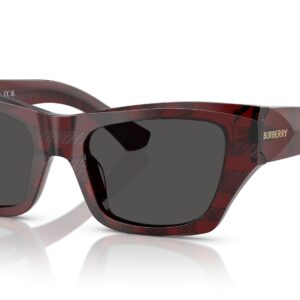 Home burberry dark grey cat eye ladies sunglasses be4441u 411587 52