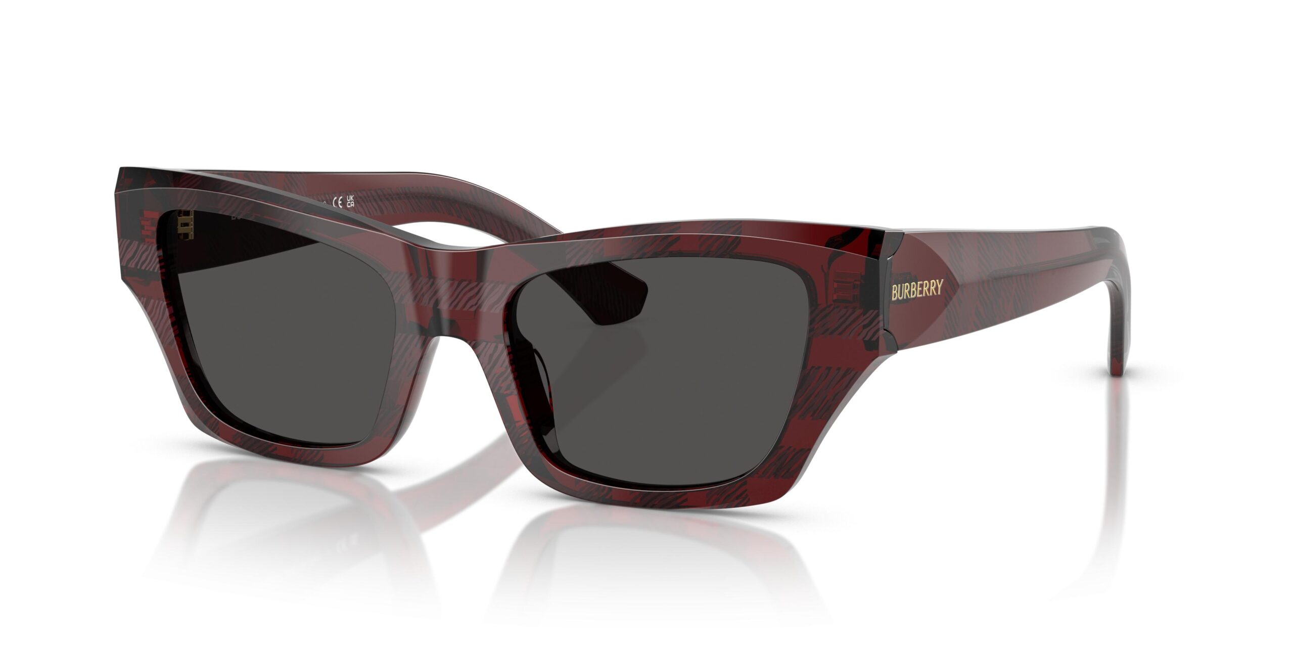 burberry dark grey cat eye ladies sunglasses be4441u 411587 52 burberry dark grey cat eye ladies sunglasses be4441u 411587 52