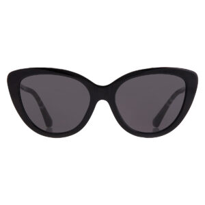 Home burberry dark grey cat eye ladies sunglasses be4457 416587 55
