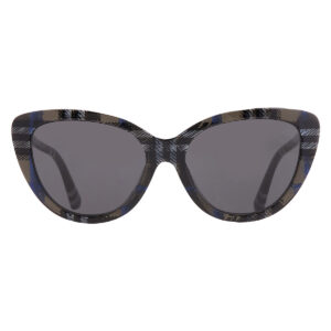 Home burberry dark grey cat eye ladies sunglasses be4457 416687 55