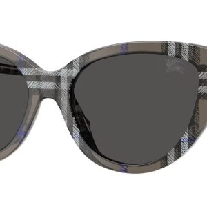 Home burberry dark grey cat eye ladies sunglasses be4457f 416687 55