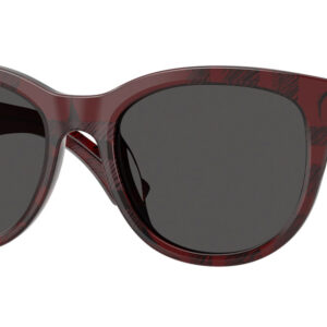 Home burberry dark grey oval ladies sunglasses be4432u 411587 54