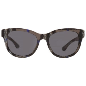 Home burberry dark grey oval ladies sunglasses be4432u 414787 54