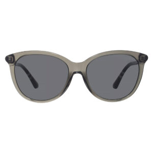 Home burberry dark grey oval ladies sunglasses be4455 416087 55