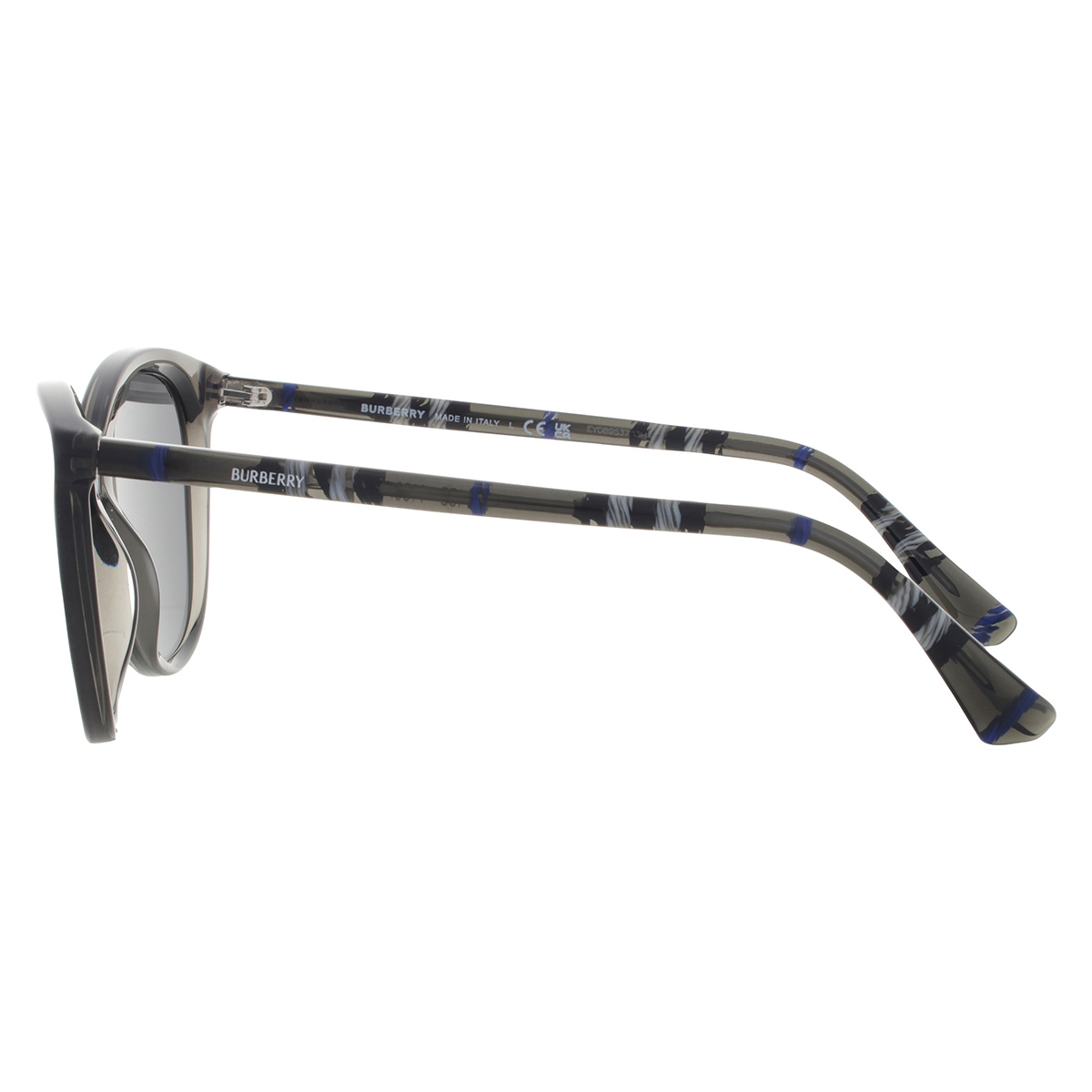 burberry dark grey oval ladies sunglasses be4455 416087 55 burberry dark grey oval ladies sunglasses be4455 416087 55