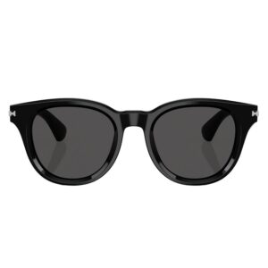 Home burberry dark grey round men's sunglasses be4439f 300187 51