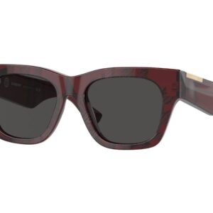 Home burberry dark grey square ladies sunglasses be4424 411587 52