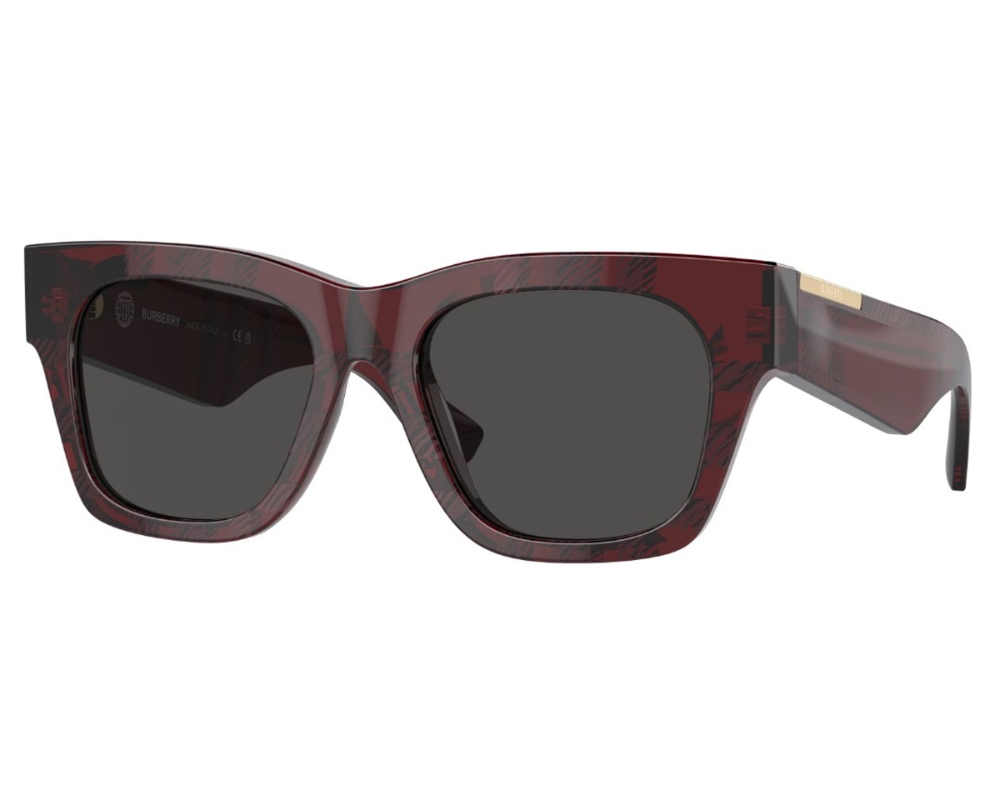 burberry dark grey square ladies sunglasses be4424 411587 52 burberry dark grey square ladies sunglasses be4424 411587 52
