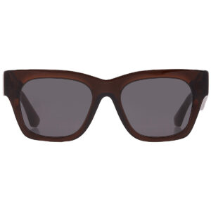 Home burberry dark grey square ladies sunglasses be4424 411687 52