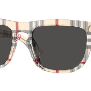 burberry dark grey square men's sunglasses be4431u 412287 56
