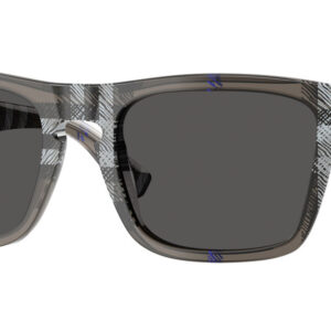 Home burberry dark grey square men's sunglasses be4434 414787 57