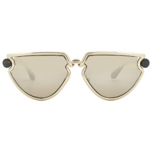 Home burberry gold mirror irregular ladies sunglasses be3152 11095a 61