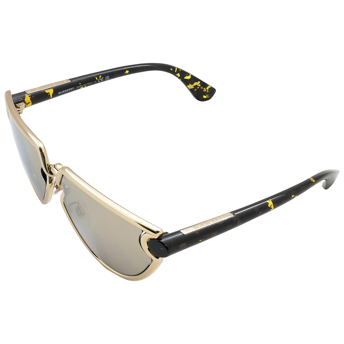burberry gold mirror irregular ladies sunglasses be3152 11095a 61 burberry gold mirror irregular ladies sunglasses be3152 11095a 61
