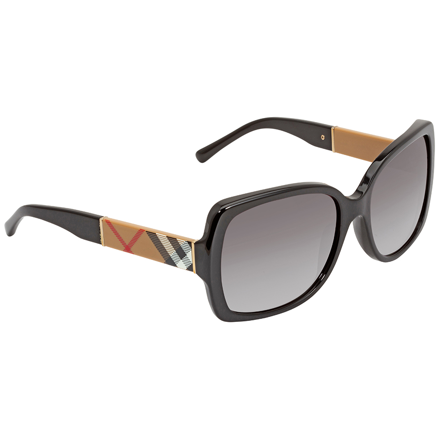 burberry grey gradient square ladies sunglasses be4160 34338g 58 burberry grey gradient square ladies sunglasses be4160 34338g 58