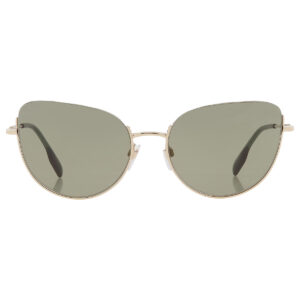 Home burberry harper green cat eye ladies sunglasses be3144 1109/2 58