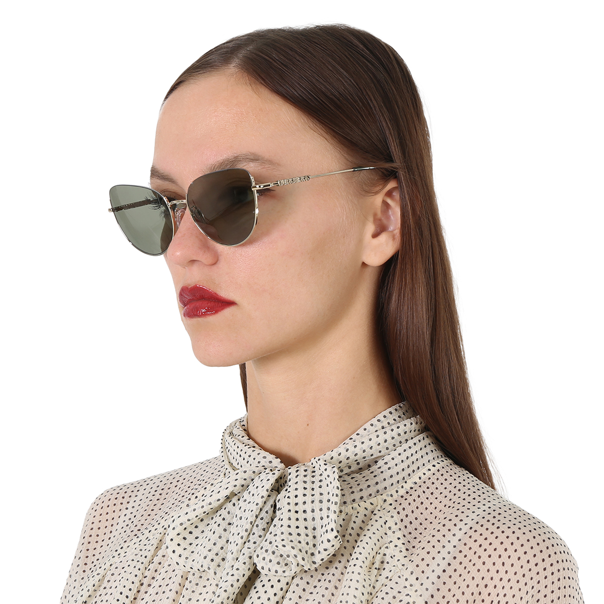burberry harper green cat eye ladies sunglasses be3144 1109/2 58 burberry harper green cat eye ladies sunglasses be3144 1109/2 58