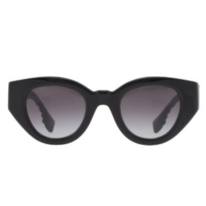 Home burberry meadow grey gradient oval ladies sunglasses be4390 30018g 47