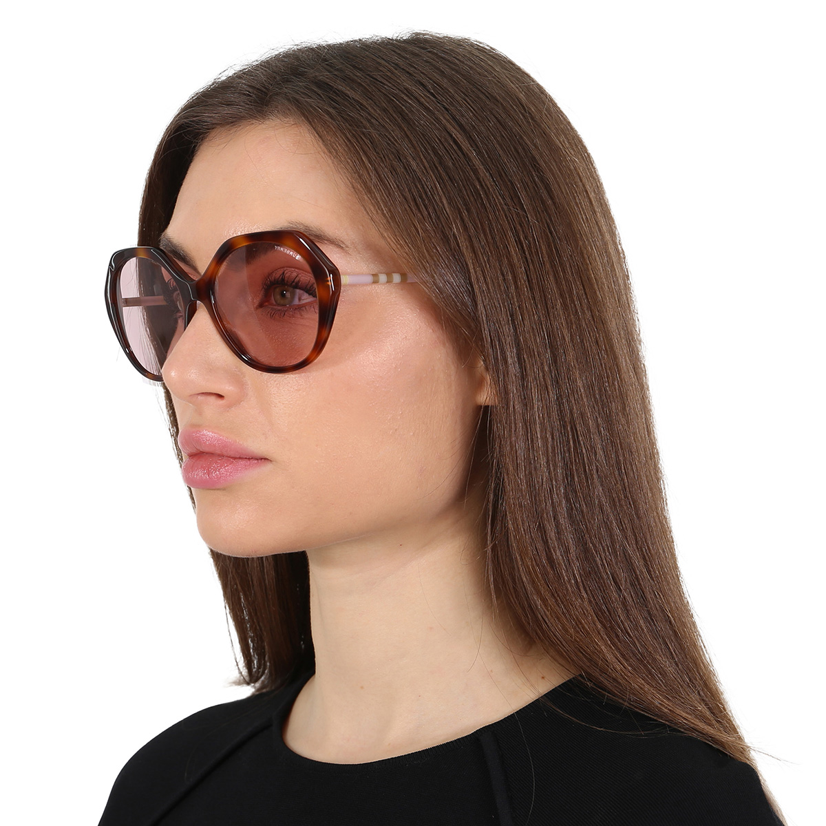 burberry pink geometric ladies sunglasses be4375 4019/5 55 burberry pink geometric ladies sunglasses be4375 4019/5 55