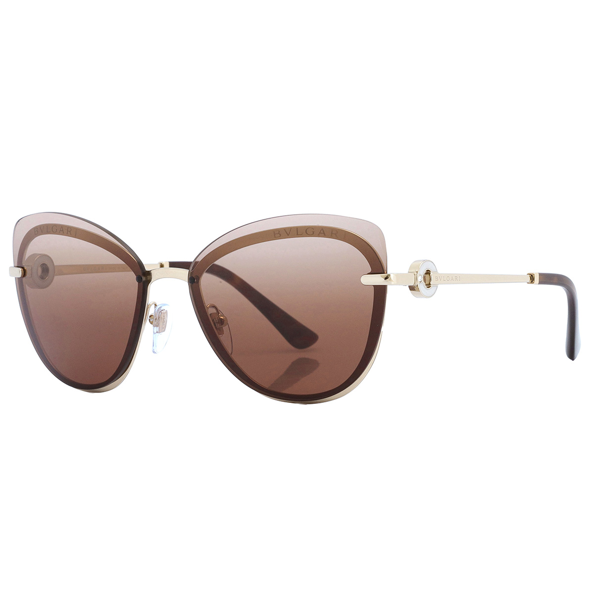 bvlgari brown gradient butterfly ladies sunglasses bv6182b 278/13 60 bvlgari brown gradient butterfly ladies sunglasses bv6182b 278/13 60