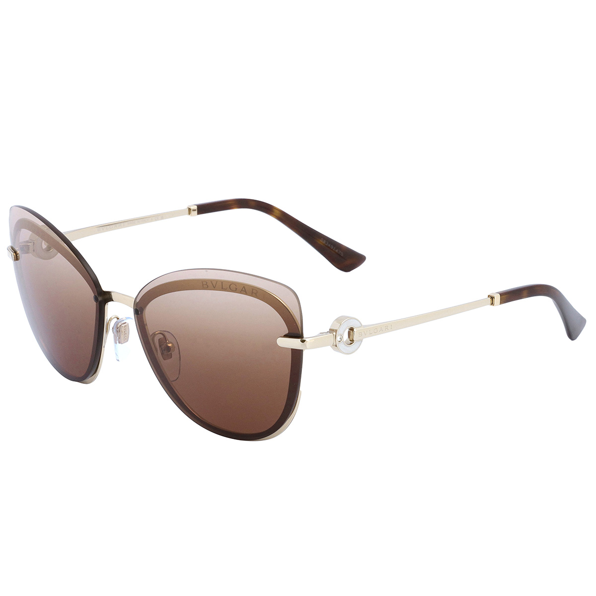 bvlgari brown gradient butterfly ladies sunglasses bv6182b 278/13 60 bvlgari brown gradient butterfly ladies sunglasses bv6182b 278/13 60