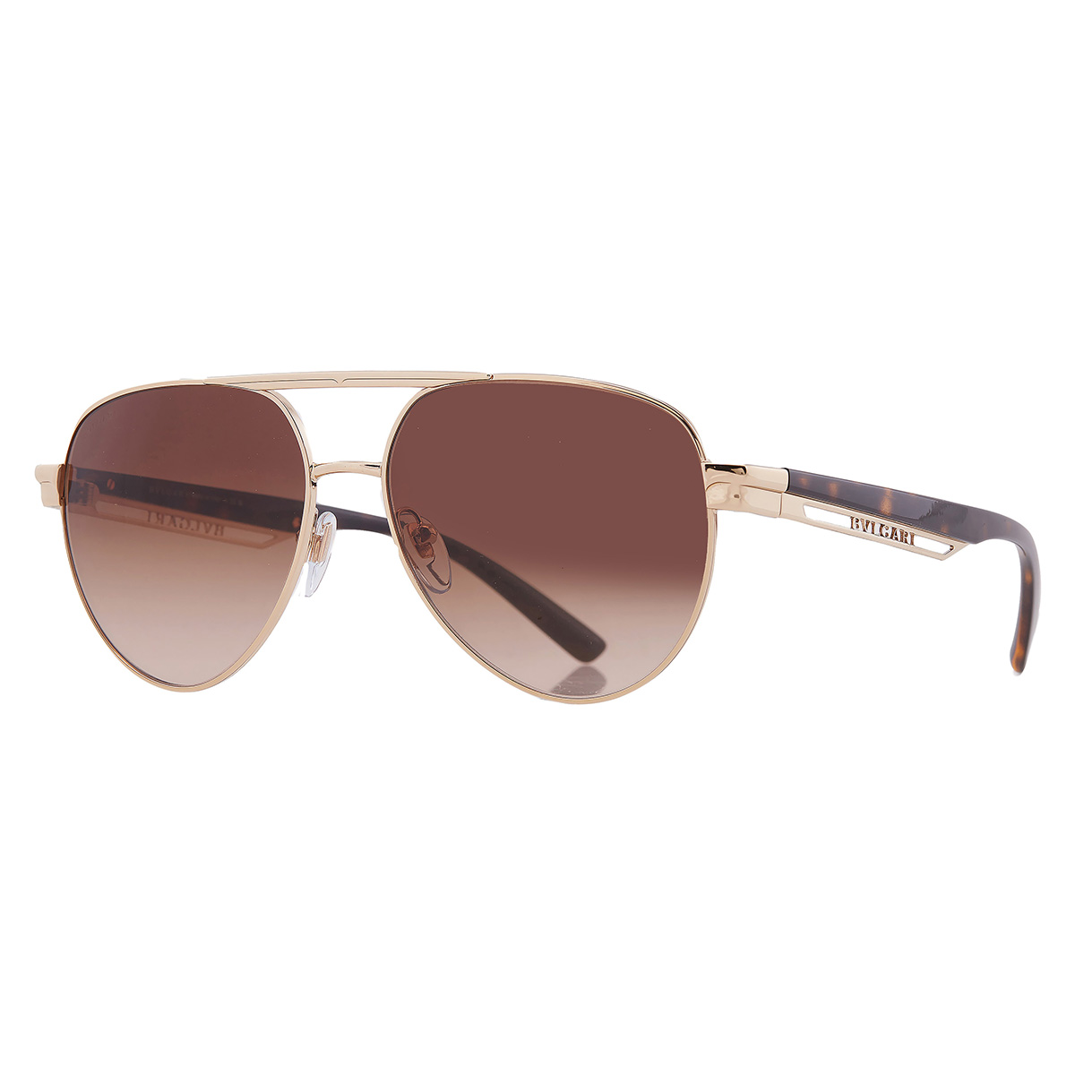 bvlgari brown gradient pilot ladies sunglasses bv6189 278/13 58 bvlgari brown gradient pilot ladies sunglasses bv6189 278/13 58