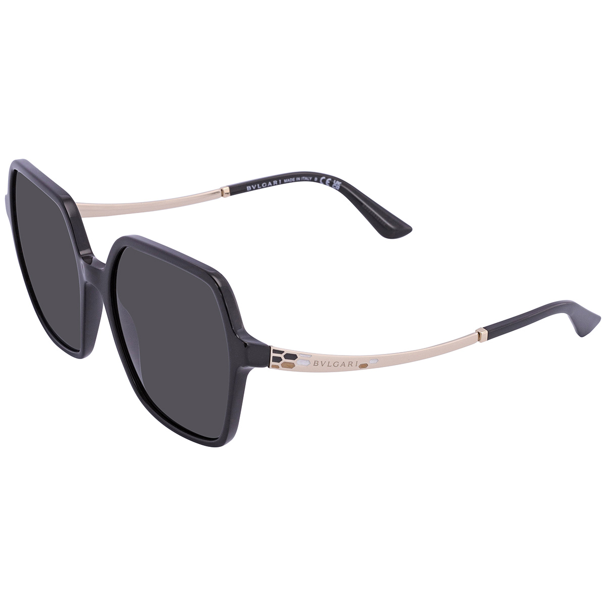 bvlgari dark gray irregular ladies sunglasses bv8252 501/87 56 bvlgari dark gray irregular ladies sunglasses bv8252 501/87 56