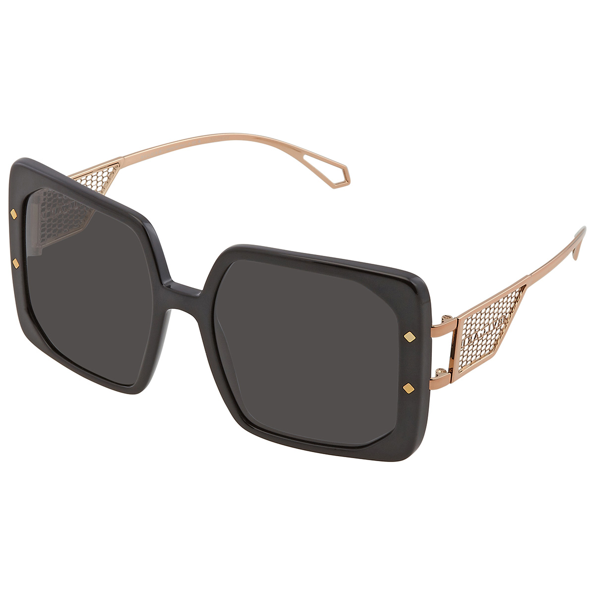 bvlgari dark grey square ladies sunglasses bv8254 501/87 55 bvlgari dark grey square ladies sunglasses bv8254 501/87 55