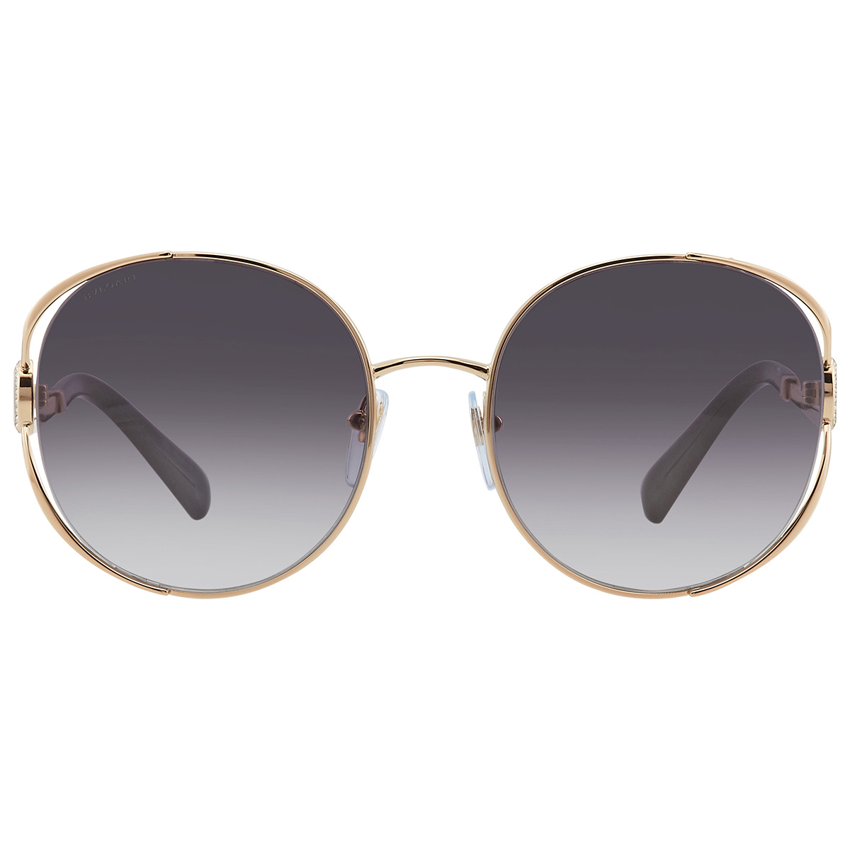 bvlgari gray gradient round ladies sunglasses bv6181b 20148g 57 bvlgari gray gradient round ladies sunglasses bv6181b 20148g 57