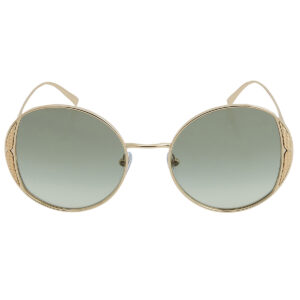 bvlgari green gradient round ladies sunglasses bv6169 278/3m 53