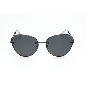 Home bvlgari ladies black cat eye sunglasses 0bv6183 202387 2
