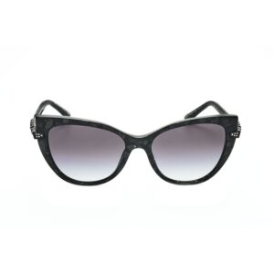 Home bvlgari ladies black cat eye sunglasses 0bv8236b 54128g