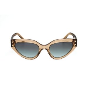 bvlgari ladies brown cat eye sunglasses 0bv8256 54703b 3