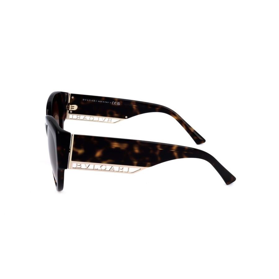 bvlgari ladies brown cat eye sunglasses 0bv8258 504/13 1 bvlgari ladies brown cat eye sunglasses 0bv8258 504/13 1