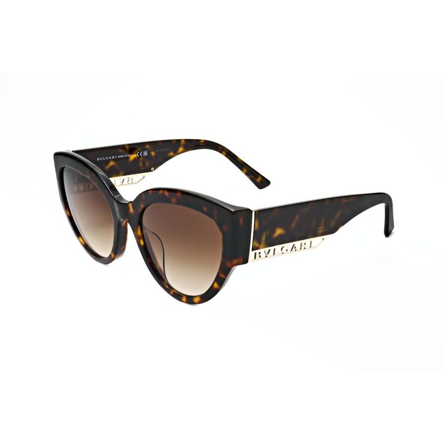 bvlgari ladies brown oval sunglasses bv8258f 504/13 55 bvlgari ladies brown oval sunglasses bv8258f 504/13 55