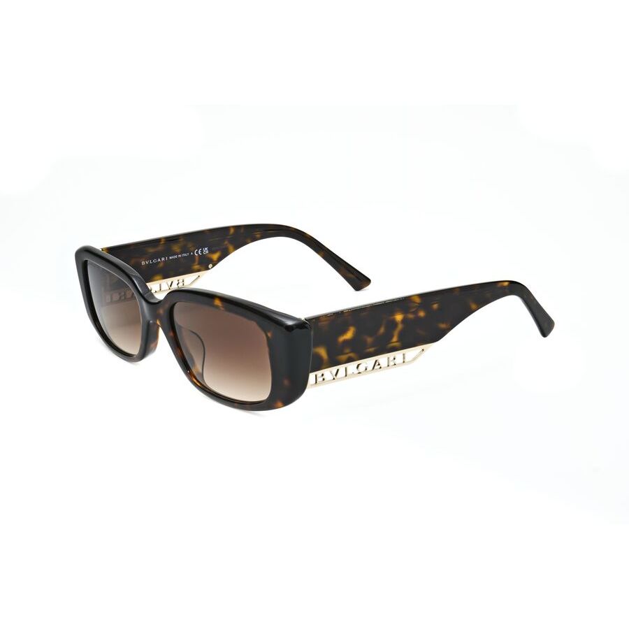 bvlgari ladies brown rectangular sunglasses 0bv8259f 501/t3 bvlgari ladies brown rectangular sunglasses 0bv8259f 501/t3
