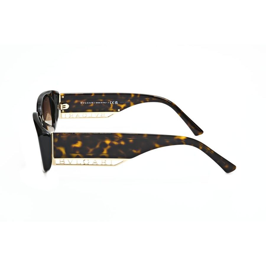 bvlgari ladies brown rectangular sunglasses 0bv8259f 501/t3 bvlgari ladies brown rectangular sunglasses 0bv8259f 501/t3