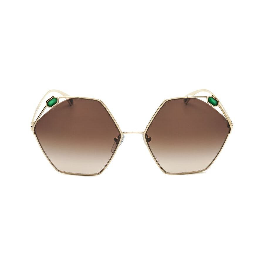 bvlgari ladies gold tone geometric sunglasses 0bv6160 20148g bvlgari ladies gold tone geometric sunglasses 0bv6160 20148g