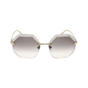 Home bvlgari ladies gold tone geometric sunglasses 0bv6187k 278/2a 1