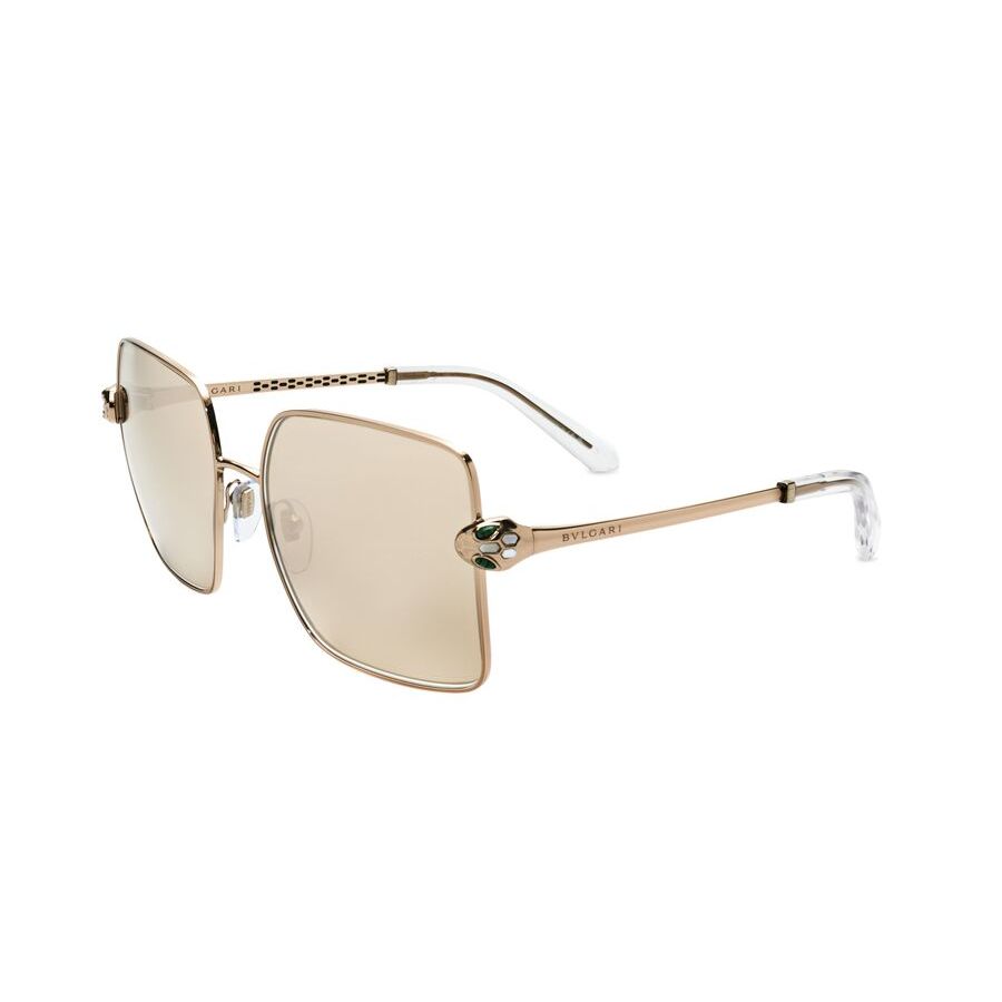 bvlgari ladies rose gold tone rectangular sunglasses 0bv6180kb 20140w bvlgari ladies rose gold tone rectangular sunglasses 0bv6180kb 20140w