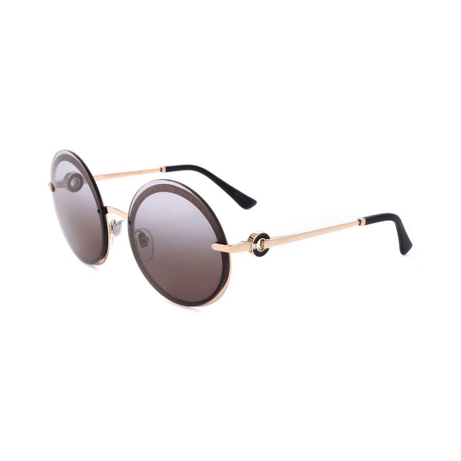 bvlgari ladies rose gold tone round sunglasses 0bv6149b 278/4z 1 bvlgari ladies rose gold tone round sunglasses 0bv6149b 278/4z 1