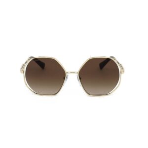 Home bvlgari ladies silver tone geometric sunglasses 0bv6144kb 395/ak 1