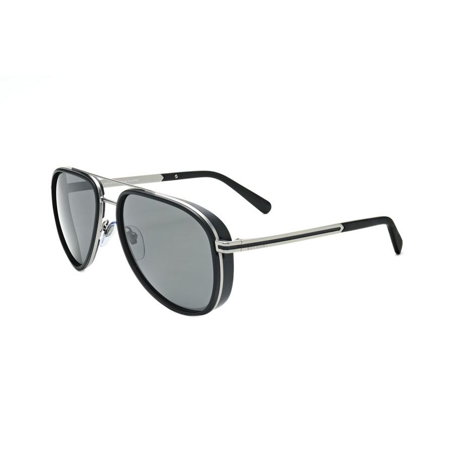 bvlgari men's black pilot sunglasses 0bv5060 195/48 bvlgari men's black pilot sunglasses 0bv5060 195/48