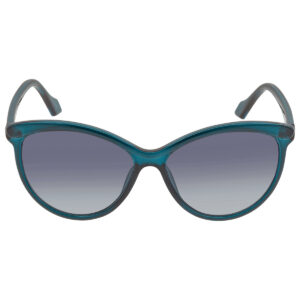 calvin klein blue gradient cat eye ladies sunglasses ck19534s 430 58