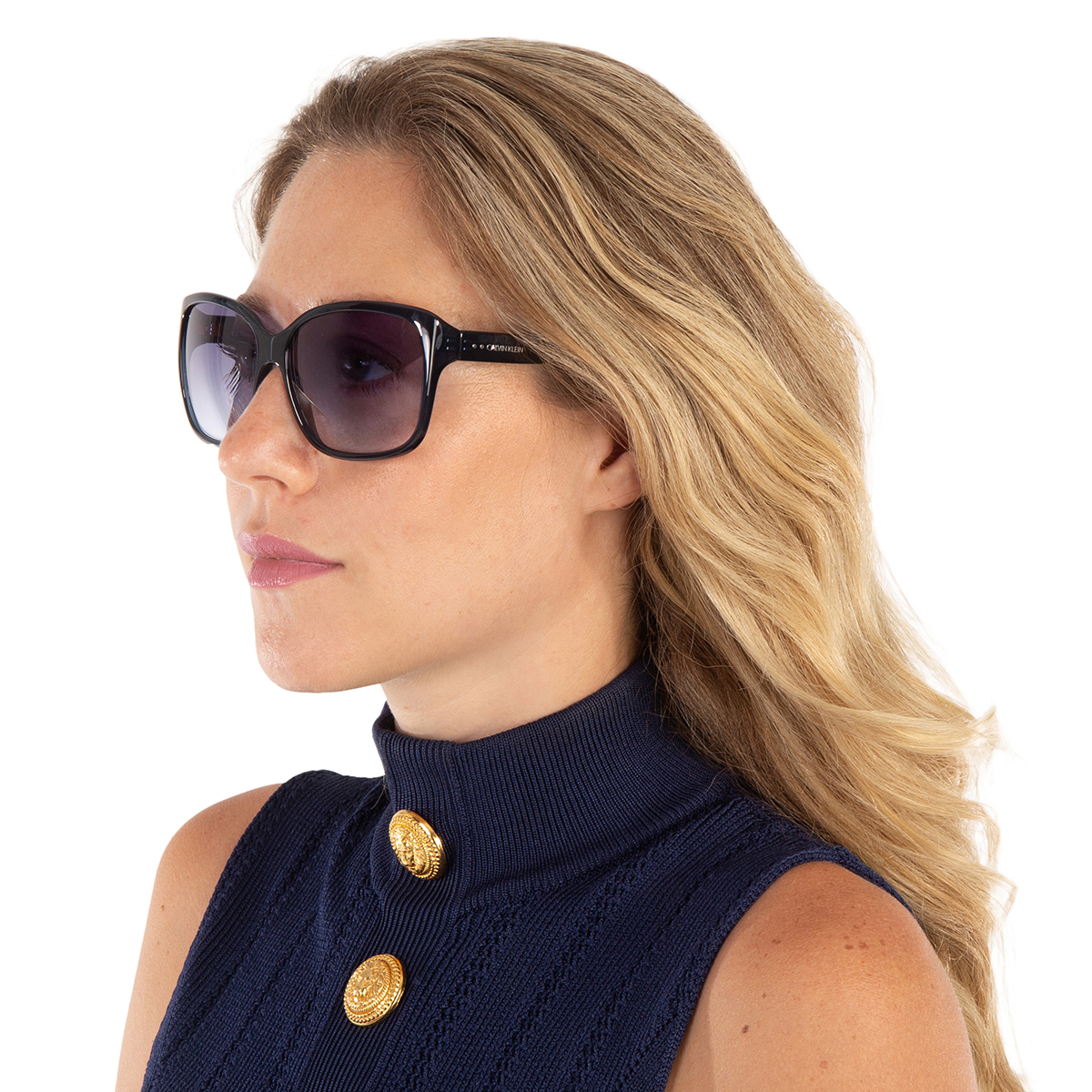 calvin klein blue gradient oversized ladies sunglasses ck20518s 410 60 calvin klein blue gradient oversized ladies sunglasses ck20518s 410 60