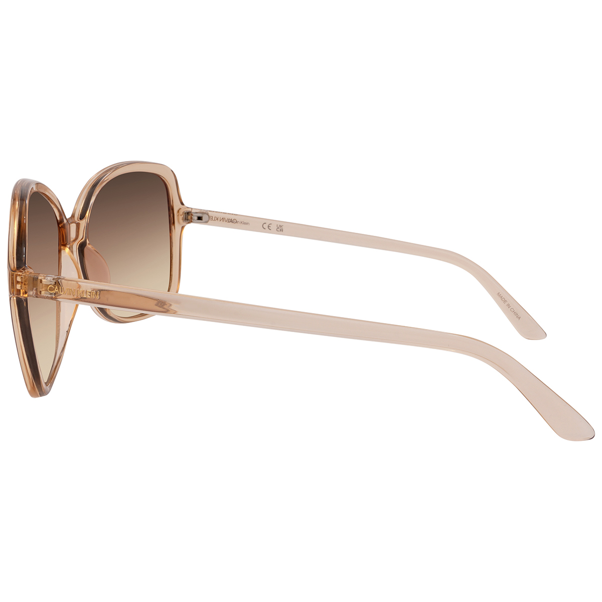 calvin klein brown gradient butterfly ladies sunglasses ck19561s 270 57 calvin klein brown gradient butterfly ladies sunglasses ck19561s 270 57