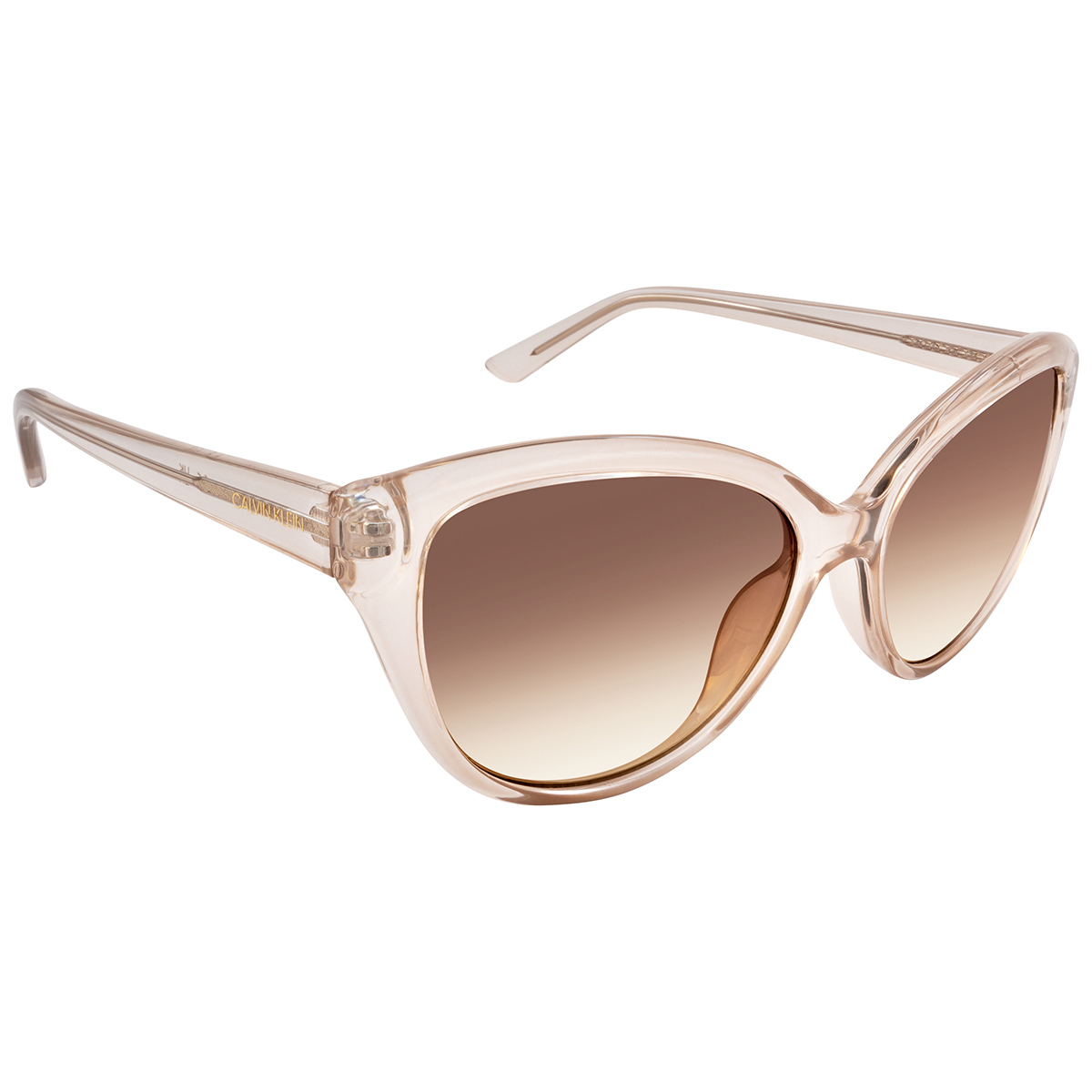 calvin klein brown gradient cat eye ladies sunglasses ck19536s 270 55 calvin klein brown gradient cat eye ladies sunglasses ck19536s 270 55