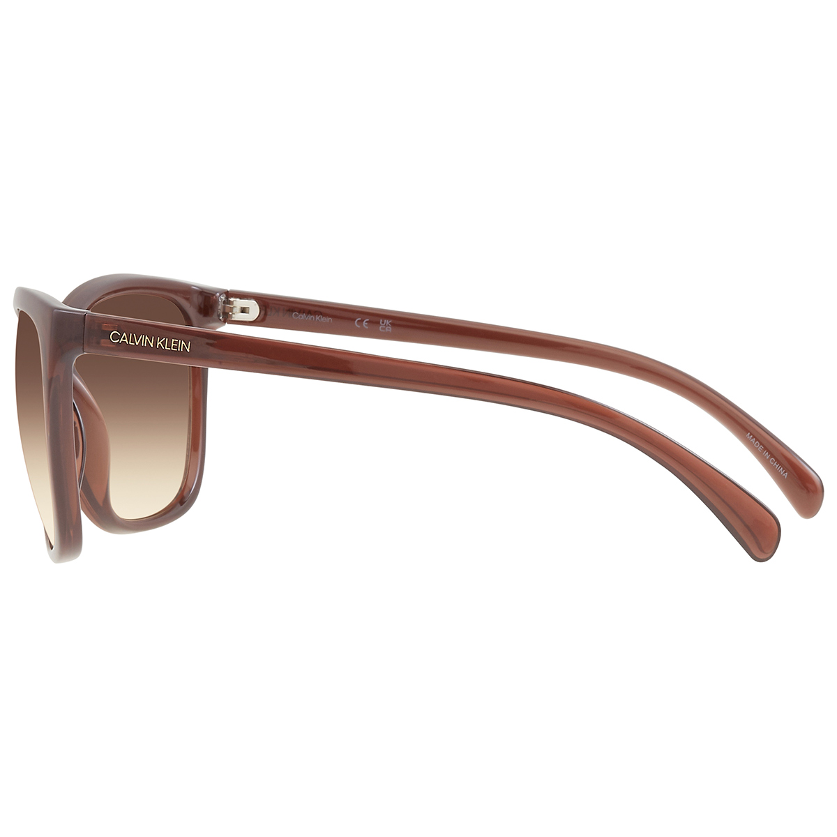 calvin klein brown gradient square ladies sunglasses ck19565s 210 60 calvin klein brown gradient square ladies sunglasses ck19565s 210 60